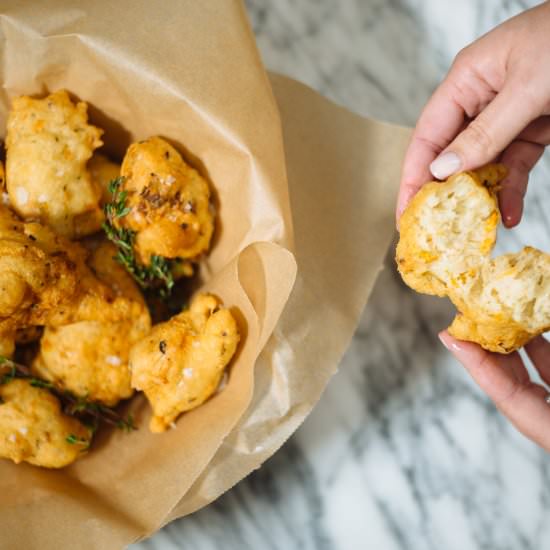 Italian Squash Blossom Fritters - Recipe photo by thetasteSF