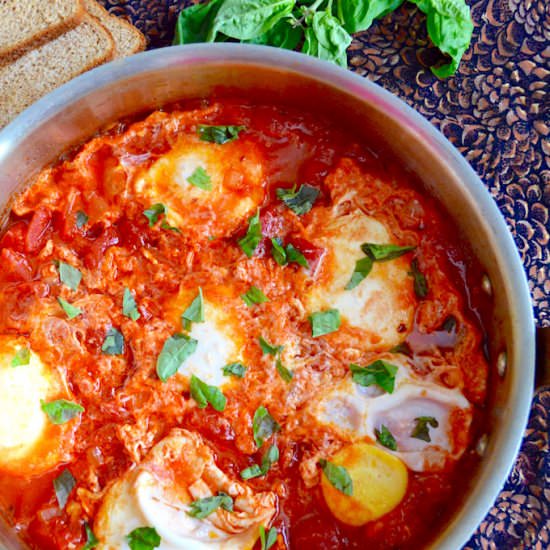 Eggs in Purgatory - Recipe photo by jeanieandluluskitchen