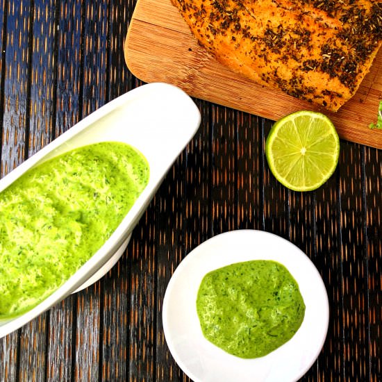 German Green Herbal Sauce - Recipe photo by TastesLikeFood