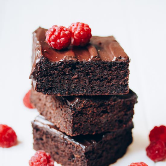 Brownies with Mascarpone - Recipe photo by alexskrebcova