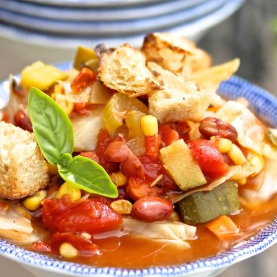 Summer CSA Slow Cooker Soup - Recipe photo by alittlesage