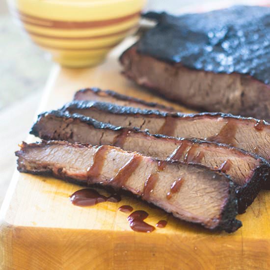 Smoked Beef Brisket - Recipe photo by Feed Your Soul