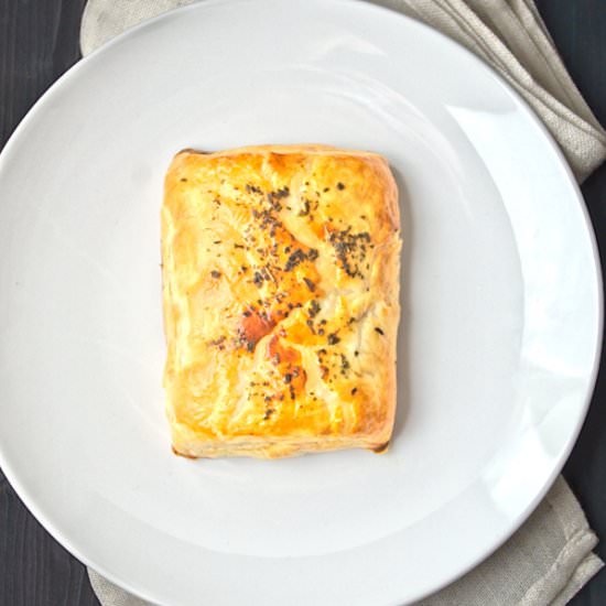 Tuna Filled Puff Pastry - Recipe photo by TheKitchenAddiction