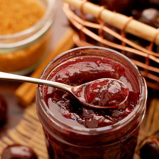 Cherry Jam with Cinnamon - Recipe photo by AnnaBanana
