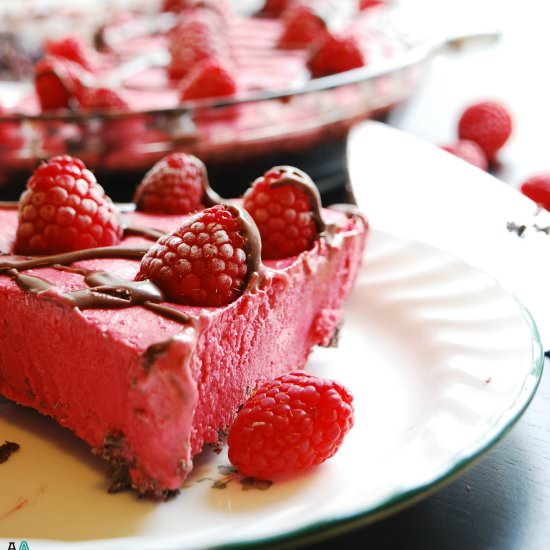 Frozen Raspberry Pie (GF, Vegan) - Recipe photo by allergyawesomeness