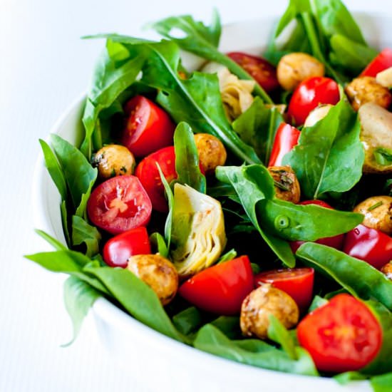Balsamic Bocconcini Tomato Salad - Recipe photo by Flavour and Savour