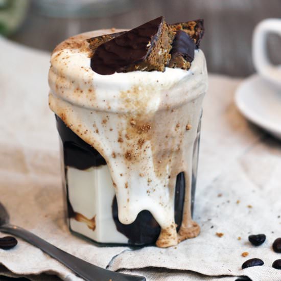 Simple Chocolate Marble Smoothie - Recipe photo by greensmoothiegourmet
