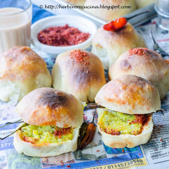 Baked Vada Pav - Recipe photo by Herbivore Cucina