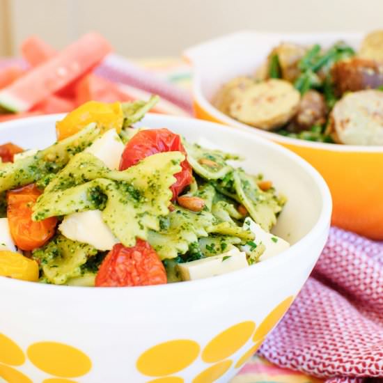 Pesto Pasta Salad - Recipe photo by thesharedplate
