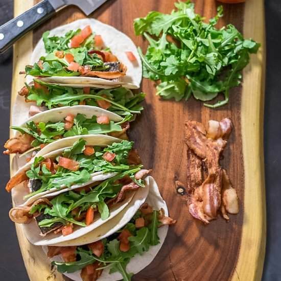 Salmon BLT Tacos - Recipe photo by GeeksWhoEat