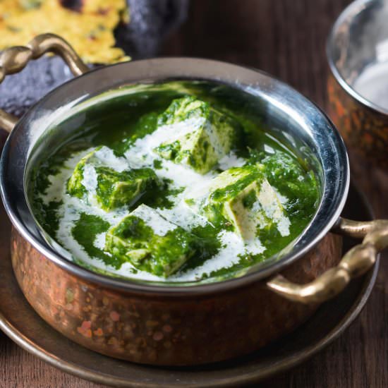 Palak Tofu - Recipe photo by currytrail