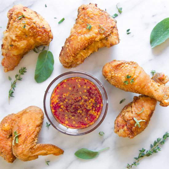 Crispy Seasoned Fried Chicken - Recipe photo by Nordstrom Recipes
