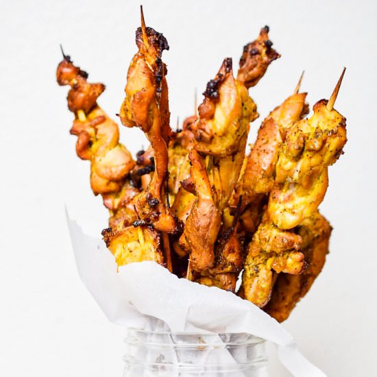 Sticky Chicken Skewers - Recipe photo by Castaway_Kitchen