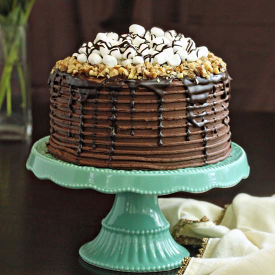 Rocky Road Layer Cake - Recipe photo by ELaBau
