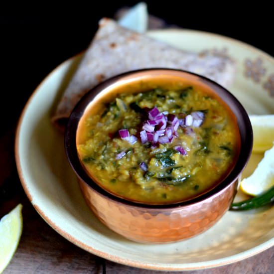 Dal Palak - Recipe photo by cookingcurries