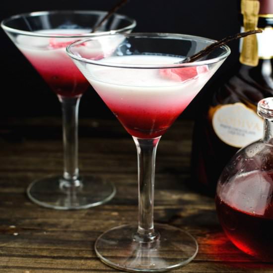 Rose & White Chocolate Cocktail - Recipe photo by The Flavor Bender