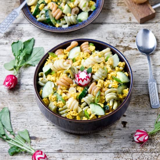 Pasta Salad with Homemade Mayo - Recipe photo by Planticize