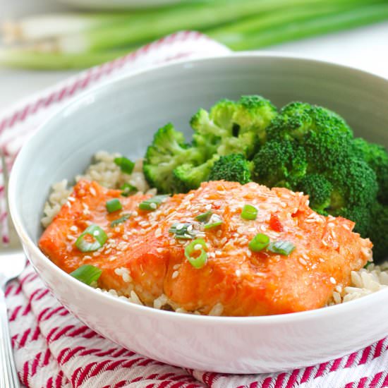 Sweet Chili Sriracha Steelhead Trout - Recipe photo by zenandspice