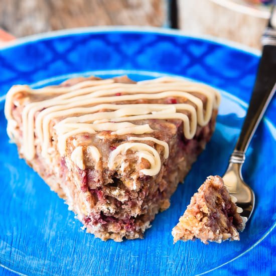 Banana Berry Oatmeal Cake - Recipe photo by bake.eat.repeat.