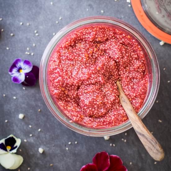 20-Minute Refrigerator Jam - Recipe photo by GreenHealthyCooking
