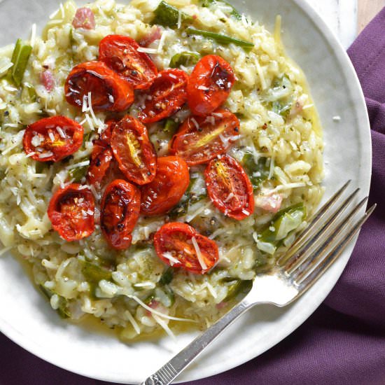 Kohlrabi Risotto - Recipe photo by SimpleSeasonal