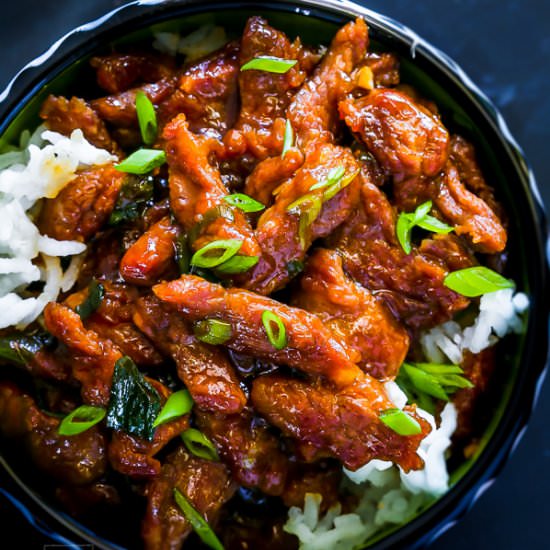 PF Chang’s Mongolian Beef - Recipe photo by MunchkinTime
