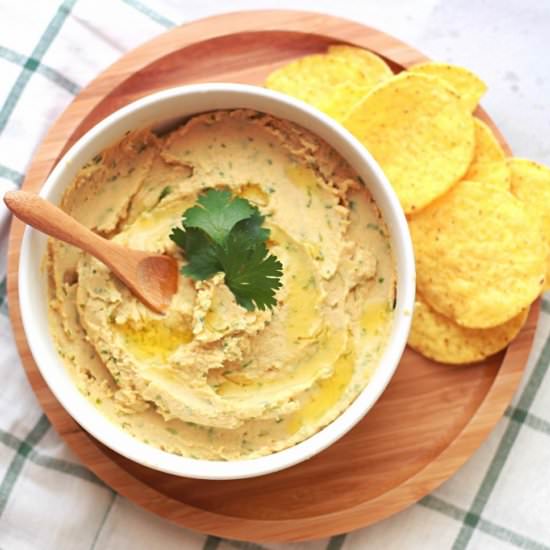 Peanut Butter Hummus - Recipe photo by The Happy Cooking Friends