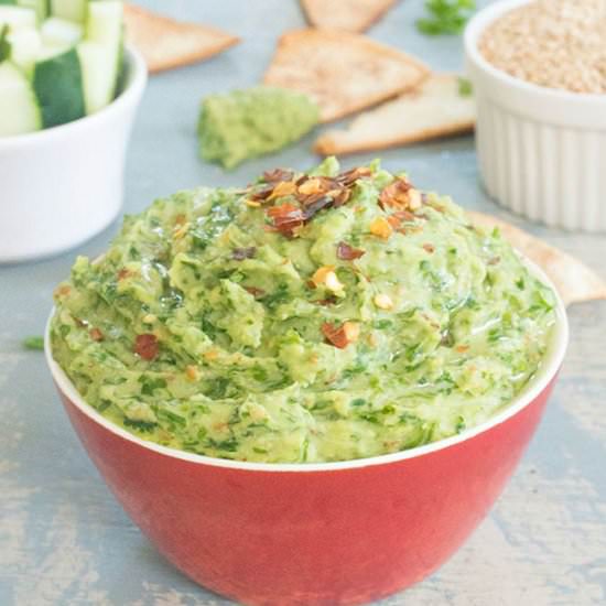 Parsley Hummus - Recipe photo by healingtomato