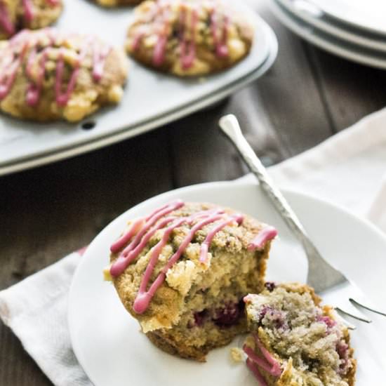 Raspberry Muffins - Recipe photo by platedcravings