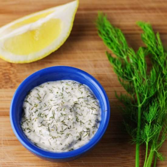 Lemon Dill Tartar Sauce - Recipe photo by Tastefulventure