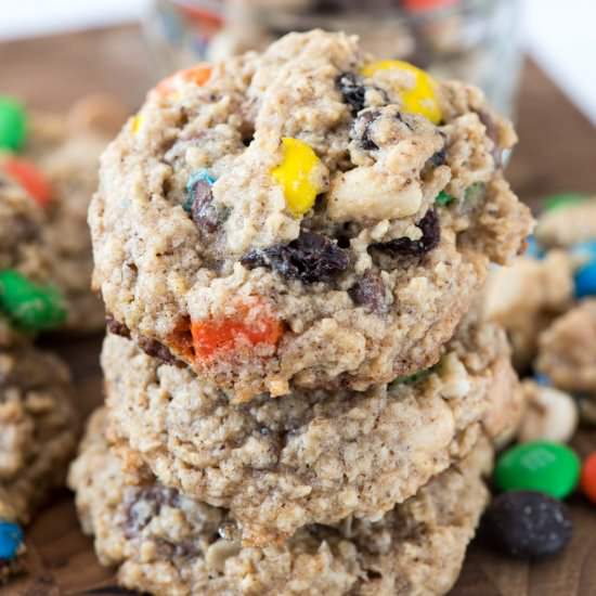 Trail Mix Oatmeal Cookies - Recipe photo by crazyforcrust