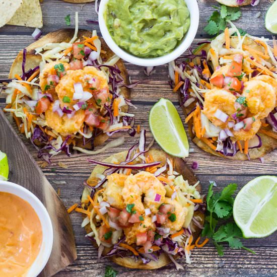Bang Bang Shrimp Tacos - Recipe photo by thegirlonbloor