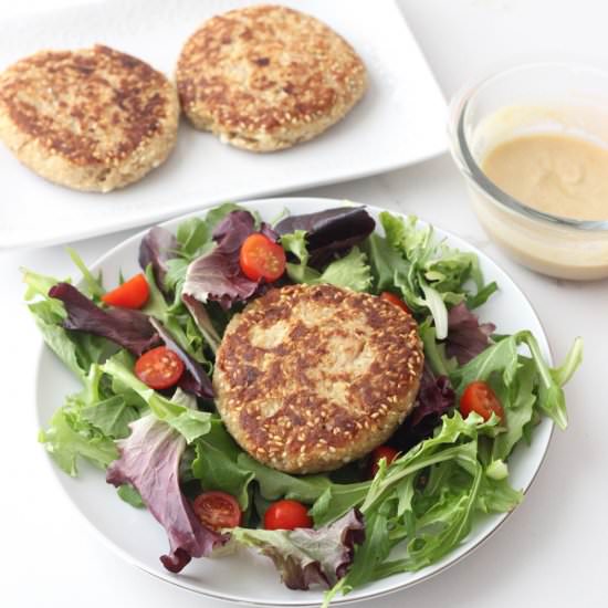 Sesame Tuna Burgers - Recipe photo by livingwellkitchen