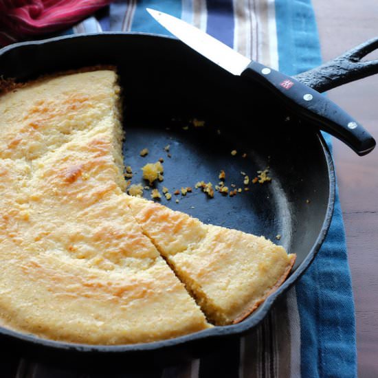 Sweet Honey Skillet Cornbread - Recipe photo by amykelinda