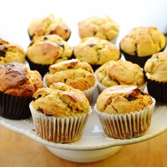 Peanut Butter Banana Muffins - Recipe photo by everydayhealthyrecipes