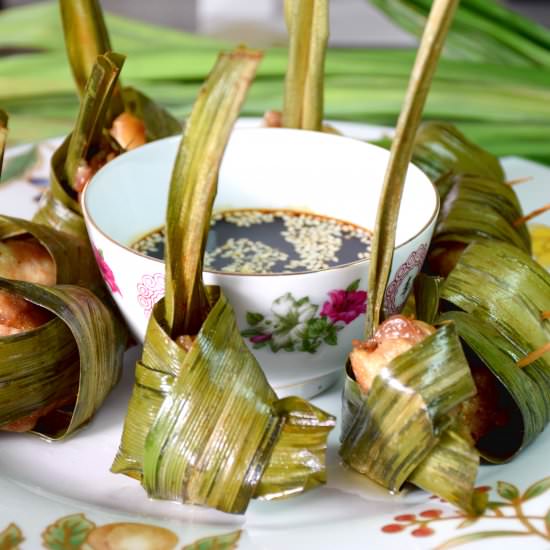 Pandan Leaf Chicken - Recipe photo by Taste of Asian Food