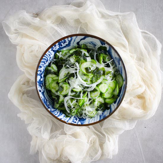 Cucumber Wakame Salad - Recipe photo by scratch-eats