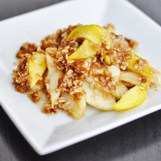 Apple Peach Crisp - Recipe photo by diycandy