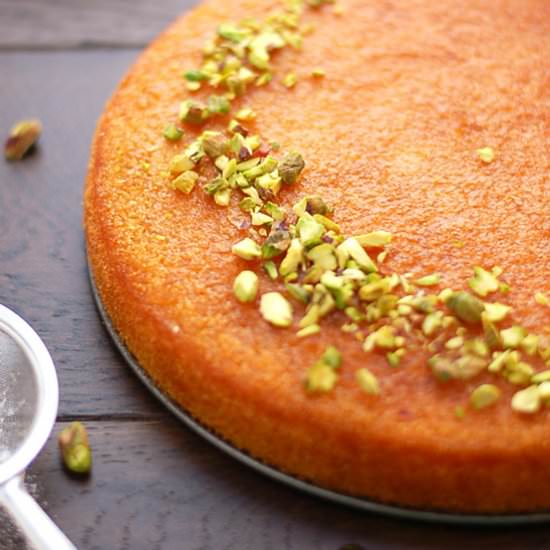 Lemon Semolina Cake - Recipe photo by AnnaBanana