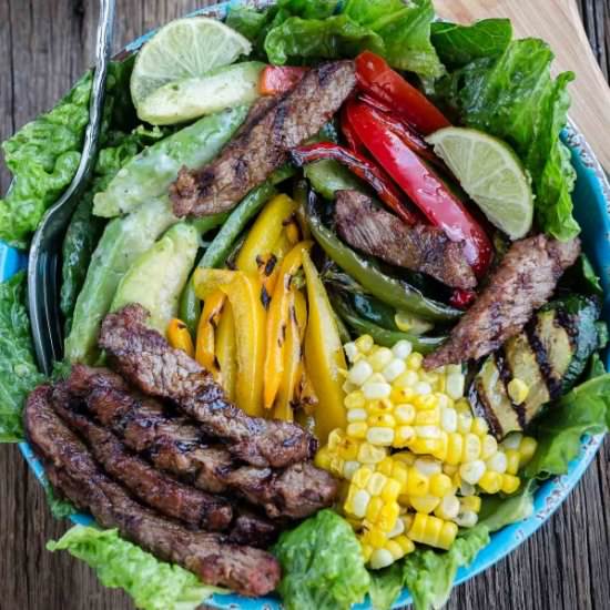 Asian Sesame Fajita Salad - Recipe photo by LifemadeSweeter