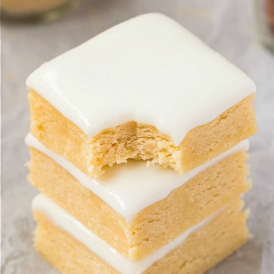Healthy No Bake Breakfast Blondies - Recipe photo by thebigmansworld