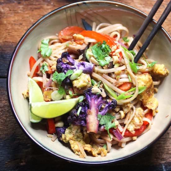 Vegetable Pad Thai - Recipe photo by susanstable