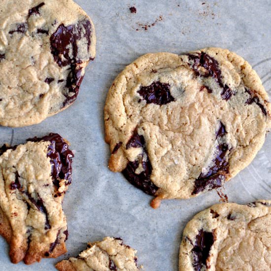 Tahini Chocolate Chip Cookies - Recipe photo by mysecondbreakfast