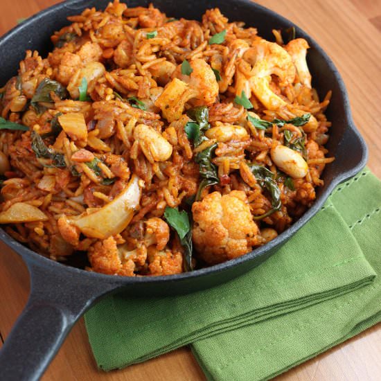 Simple Vegetable Biryani - Recipe photo by EatInEatOut Magazine