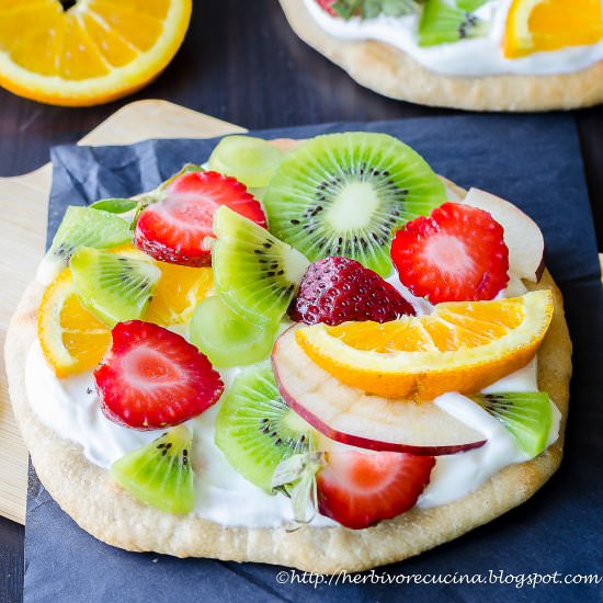 Easy Summer Fruit Pizza - Recipe photo by Herbivore Cucina
