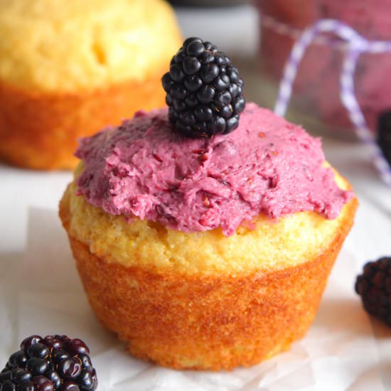 Whipped Blackberry Honey Butter - Recipe photo by cakefordinner