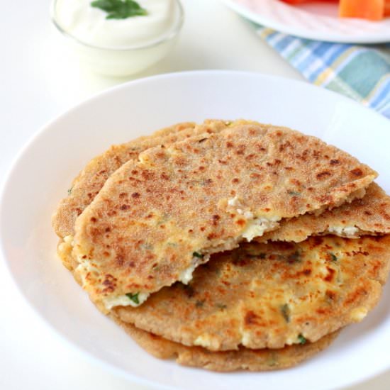 Rajgira Paneer Paratha - Recipe photo by werecipes