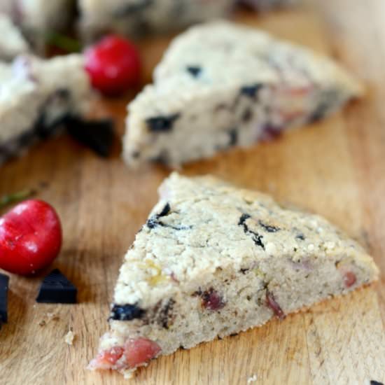 Chocolate Cherry Scones - Recipe photo by anthonysgoods