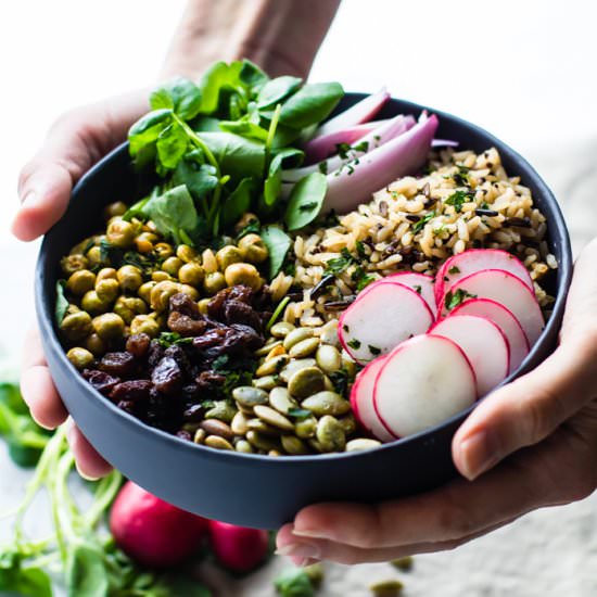 Garden Veggie Vegan Buddha Bowl - Recipe photo by Cotter Crunch