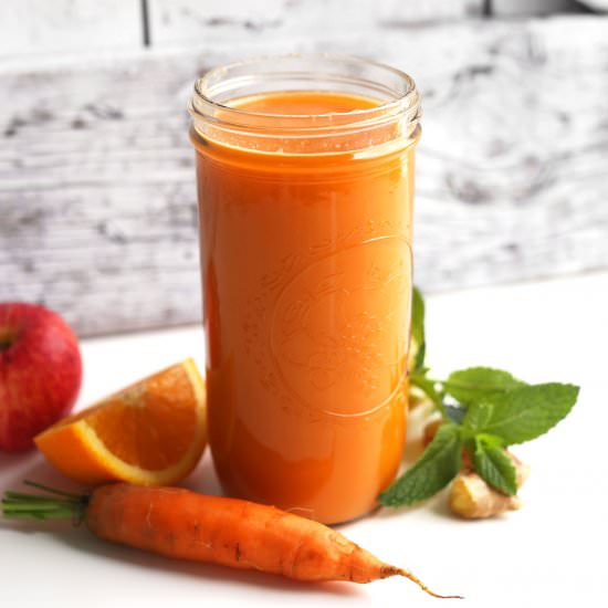 Super Powered Orange Juice - Recipe photo by minimalist baker